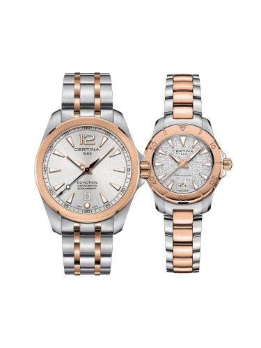 Комплект часовници за двойки Certina DS Action C032.851.22.037.00-C032.951.22.031.00