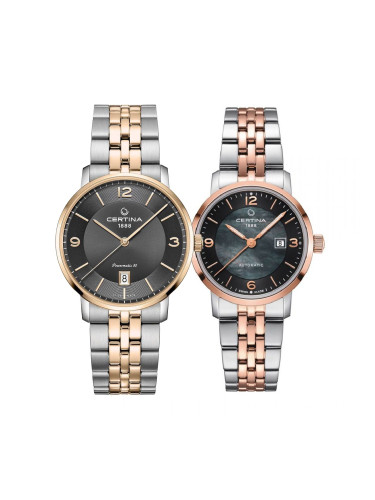 Комплект часовници за двойки Certina DS Caimano C035.407.22.087.01-C035.007.22.127.01