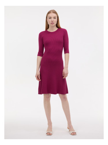 Бордо дамска миди рокля ORSAY