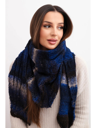 Дамски плетен шал от вълнена смес