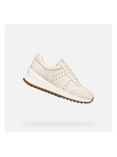 Дамски кремави маратонки Geox Desya