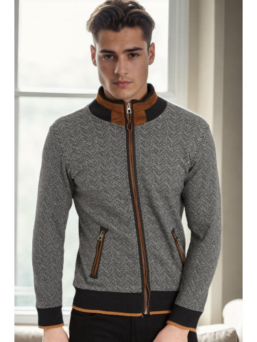 Мъжки суитшърт с рибен мотив