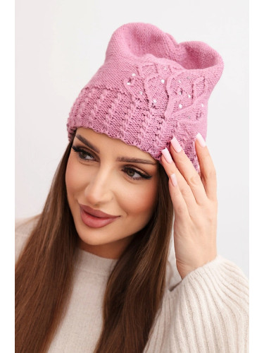 Дамска зимна шапка Kesi с помпони, лилава