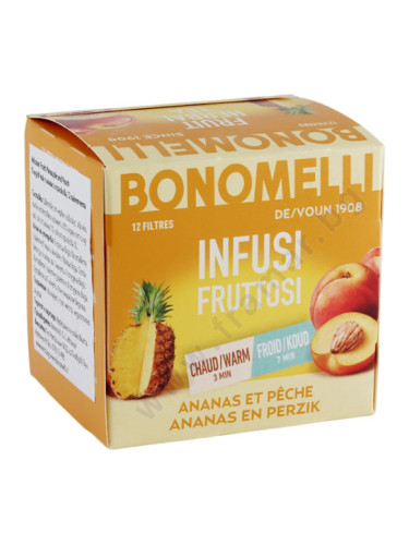 БОНОМЕЛИ ПЛОДОВ ЧАЙ АНАНАС И ПРАСКОВА филтър * 12