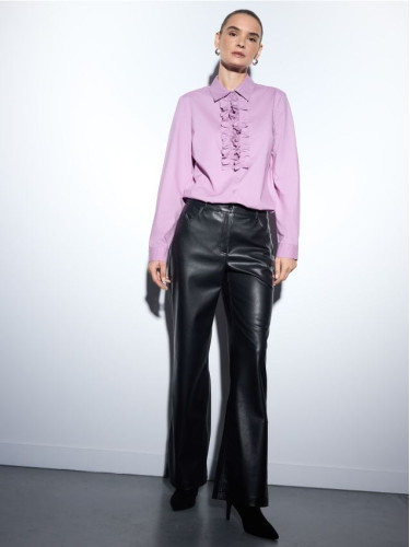 Mohito - Панталон от изкуствена кожа - черен