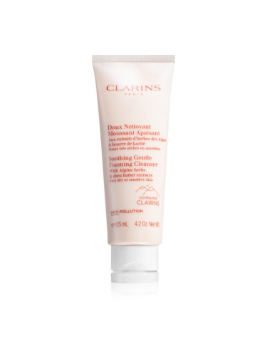 Clarins Soothing Gentle Foaming Cleanser почистваща крем- пяна за успокояване на кожата 125 мл.