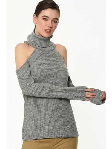 Z0019 DEWBERY WOMEN'S SWEATER-GRAY