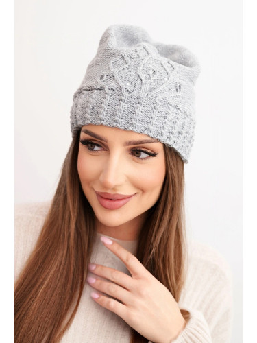 Дамска зимна шапка Kesi с вълна, сива