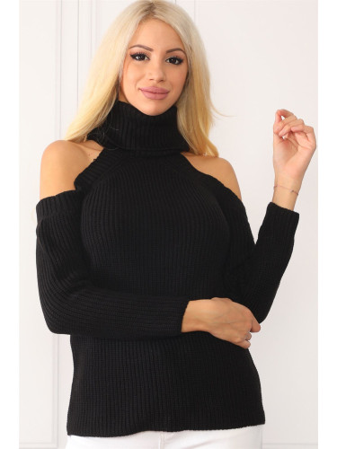 Z0019 DEWBERY WOMEN'S SWEATER-BLACK