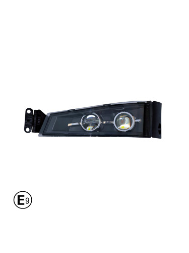 Ляв LED халоген, фар за мъгла с двойна лупа за VOLVO FH4 / FM4 (2013–2019)  HAL313L