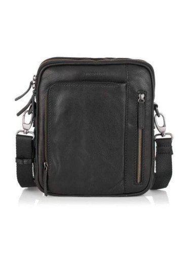 Мъжка чанта черна OILY DIANA - SILVER FLAME SFT8585M