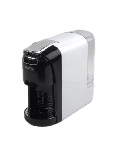 Еспресо машина за мляно кафе и капсули 3в1 Elite CCM-1277W/BL, 1400W, 0.7 л, 3 адаптера, 20 bar, Бял/черен