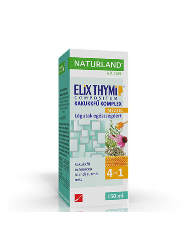 Билков еликсир с мащерка, ехинацея, исландски лишей и пчелен мед 150 ml | Naturland
