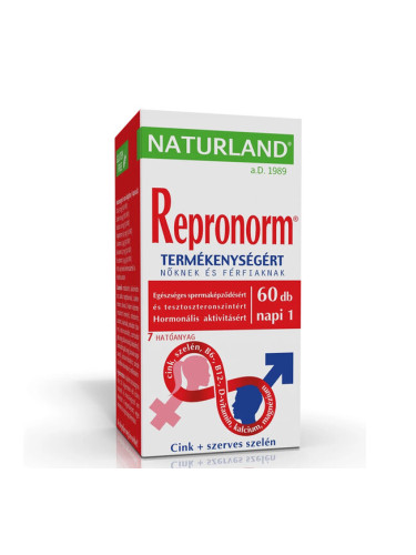 Репронорм (в подкрепа на реподуктивната функция при мъже и жени) 60 капсули | Naturland