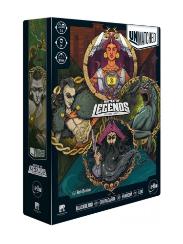  Настолна игра Unmatched Battle of Legends, Vol. 3 - Стратегическа