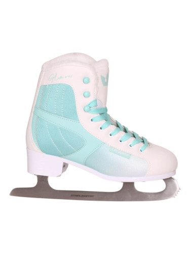 Crowned GLAMOUR JR Кънки за лед за момичета, бяло, размер