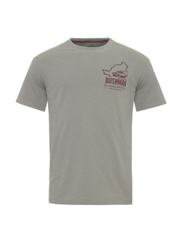 BUSHMAN PATH Мъжка тениска, сиво, размер