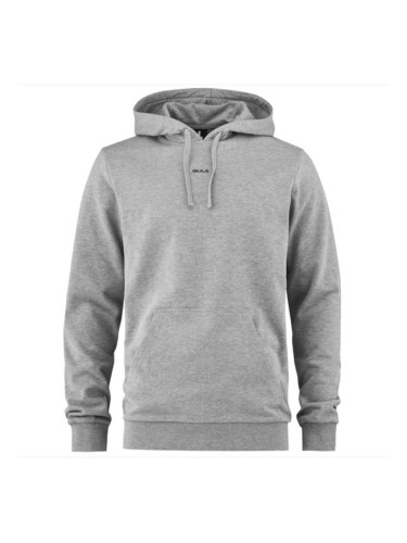 Bula FRAME LOGO HOODIE Мъжки памучен суитшърт, сиво, размер