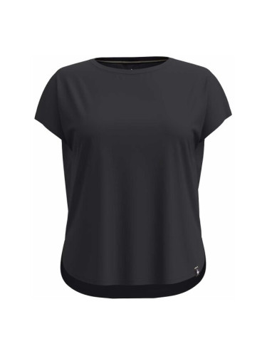 Smartwool SHORT SLEEVE SWING TOP Дамска тениска, черно, размер