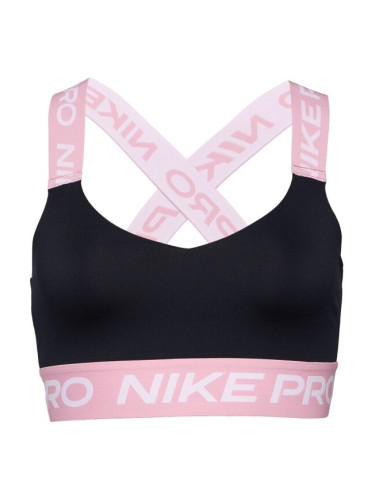 Nike PRO Дамско  спортно бюстие, черно, размер