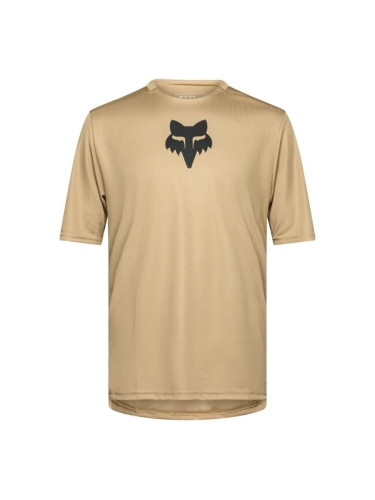 Fox RANGER SS JERSEY FOX HEAD Мъжка фланелка за колоездене, бежово, размер