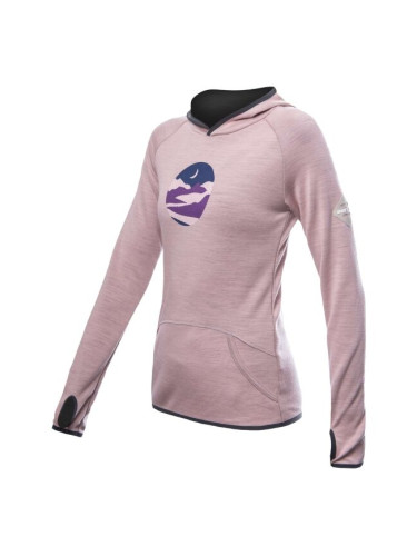 Sensor MERINO UPPER TRIGLAV Дамски функционален суитшърт, розово, размер