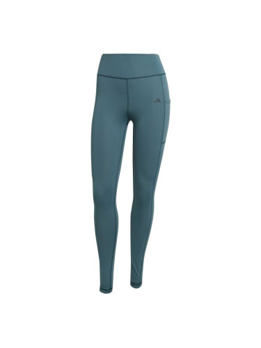 adidas OPIMET ST HR 1/1 Дамски спортен клин, тъмнозелено, размер