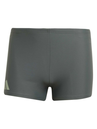 adidas SOLID BOXER Мъжки бански, тъмносиво, размер