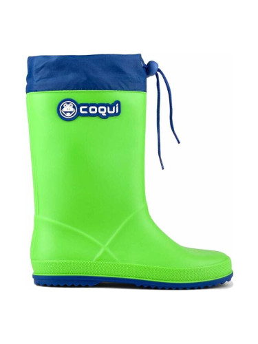 Coqui RAINY COLLAR Детски ботуши, светло-зелено, размер