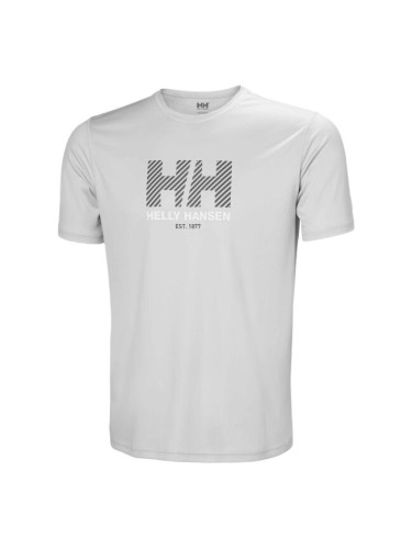 Helly Hansen HH TECH GRAPHIC UPF 50+ T-SHIRT 2.0 Мъжка тениска, сиво, размер