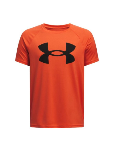 Under Armour TECH BIG LOGO SS Тениска за момчета, оранжево, размер L