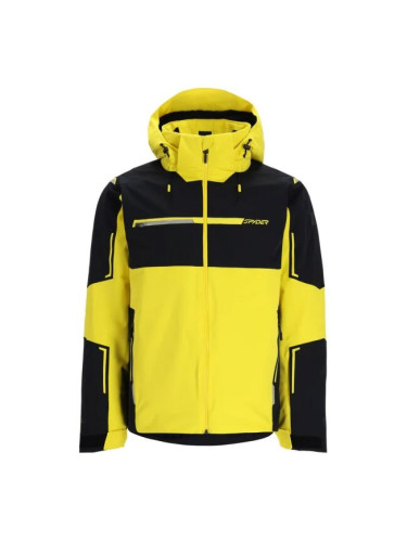 Spyder TITAN Мъжко скиорско яке, жълто, размер