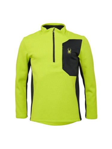 Spyder BANDIT 1/2 ZIP Мъжки функционален пуловер, светлоотразителен неон, размер
