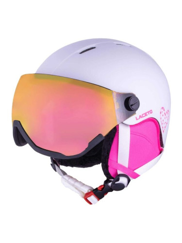 Laceto HEART Детска ски каска, бяло, размер (50 - 54)