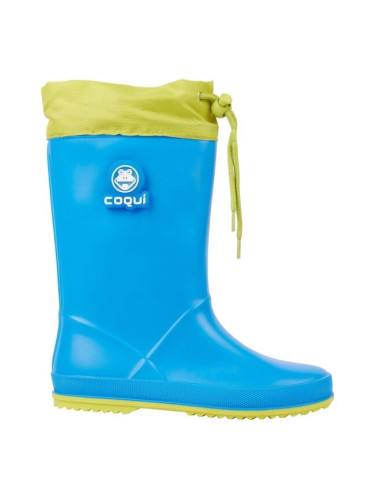 Coqui RAINY COLLAR Детски гумени ботуши, синьо, размер