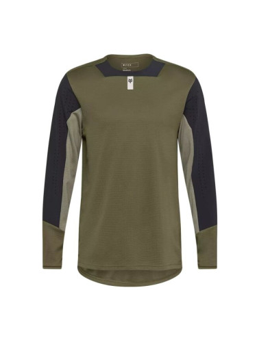 Fox DEFEND LS Фланелка за колело, тъмнозелено, размер XXL