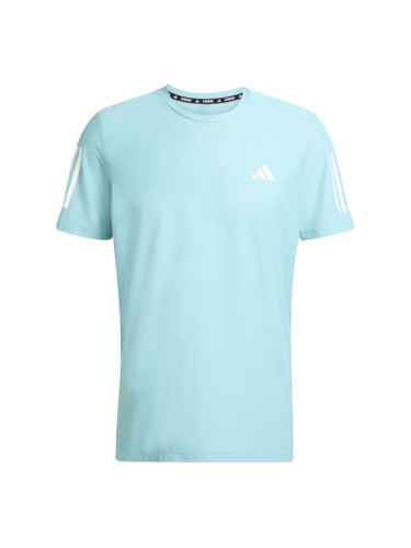 adidas OWN THE RUN B TEE Мъжка спортна тениска, тюркоазено, размер XXL
