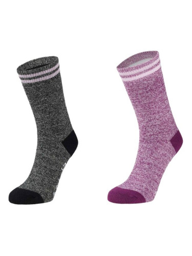 Columbia THERMAL CREW 2P W Дамски чорапи, тъмносиво, размер