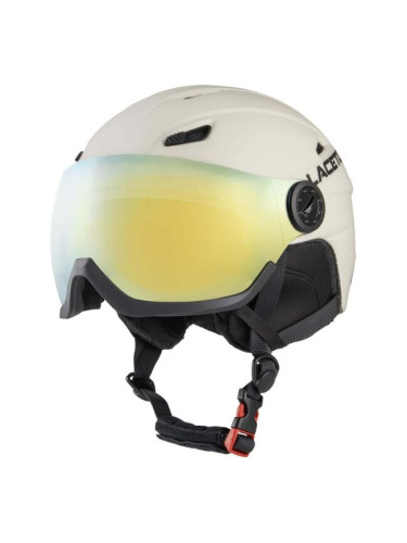 Laceto ВЕНТО Ски каска с визьор, бежово, размер (55 - 58)