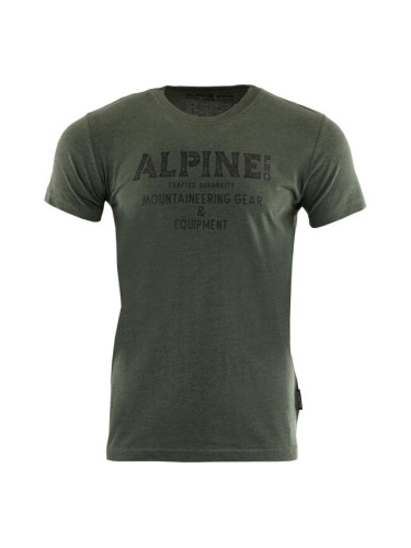 ALPINE PRO BREGAR Мъжка тениска, khaki, размер
