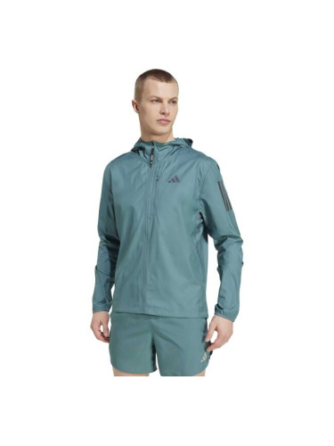 adidas OWN THE RUN Мъжко яке за бягане, тюркоазено, размер XXL