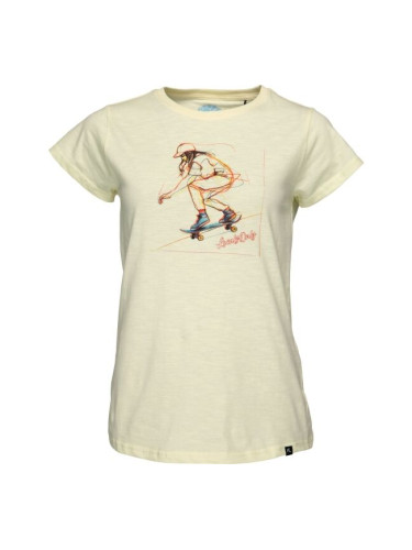 Reaper SKATEGIRL Дамска тениска, бежово, размер XXL