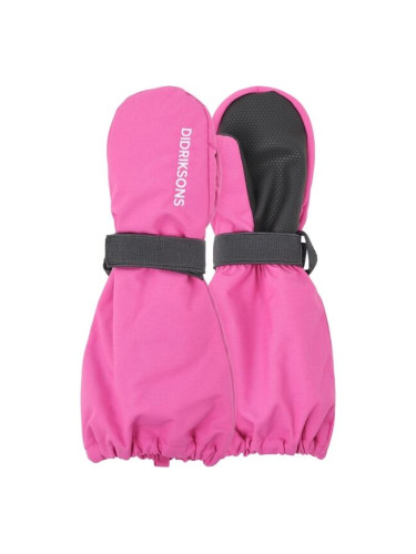 DIDRIKSONS BIGGLES Детски  ръкавици с оформен палец, розово, размер 0-2Y