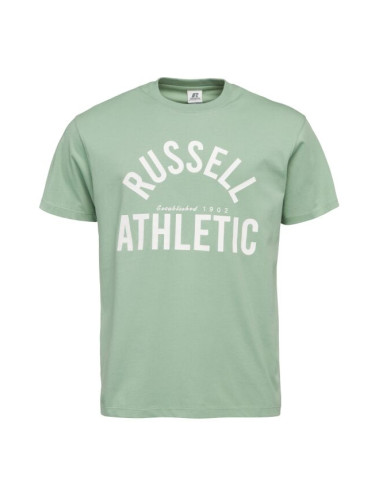Russell Athletic T-SHIRT Мъжка тениска, светло-зелено, размер