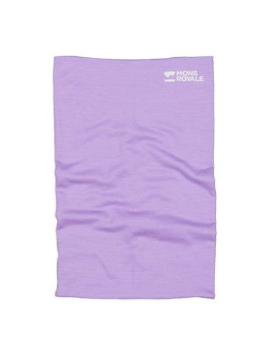 MONS ROYALE DOUBLE UP Шал от мериносова вълна, лилаво, размер UNI