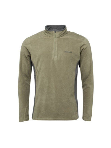 Columbia KLAMATH RANGE II HALF ZIP Мъжки суитшърт, khaki, размер