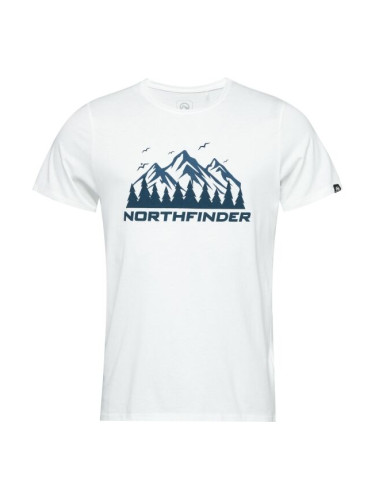 Northfinder BOGDAN Мъжка тениска, бяло, размер