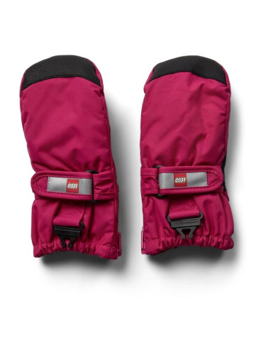 LEGO® kidswear LWARIPO 703 Детски ски ръкавици, розово, размер