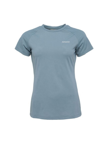 Fitforce EPOMA Дамска блуза за бягане, светлосиньо, размер