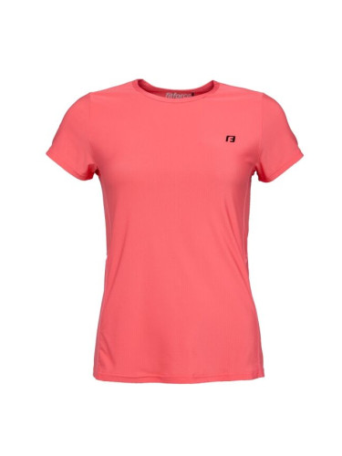 Fitforce TRISKELA Дамска фитнес тениска, цвят сьомга, размер